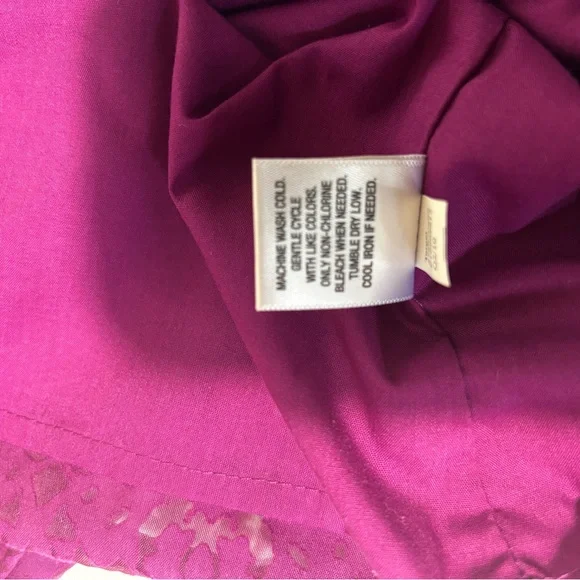 Merona Magenta Layered Blouse - size XL - Picture 7 of 10